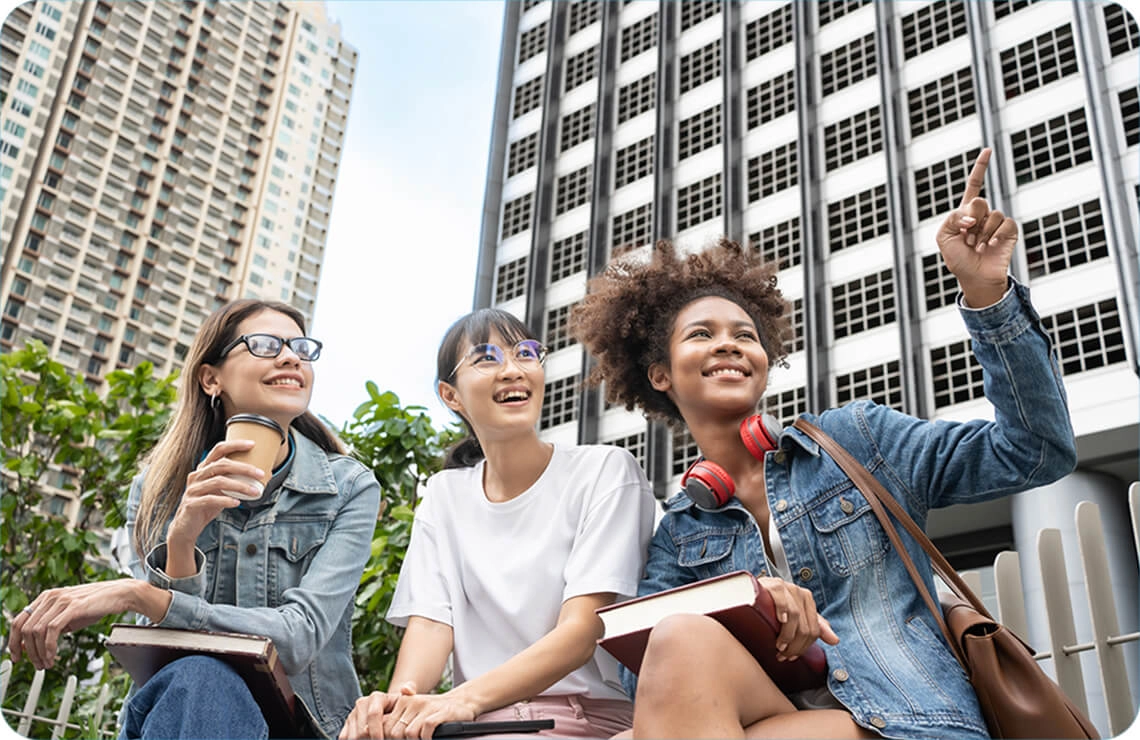 短期、長期留学のイメージ
