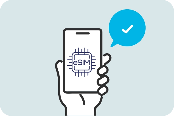 eSIMをアクティベート