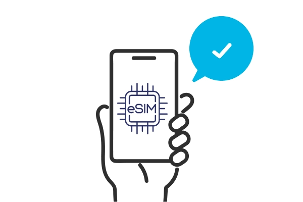 eSIMをアクティベート