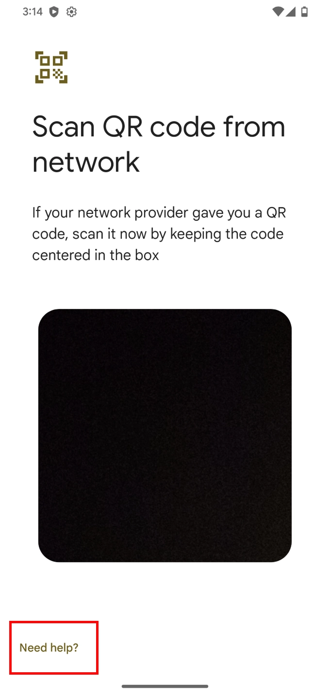 STEP5-1 Scan QR code