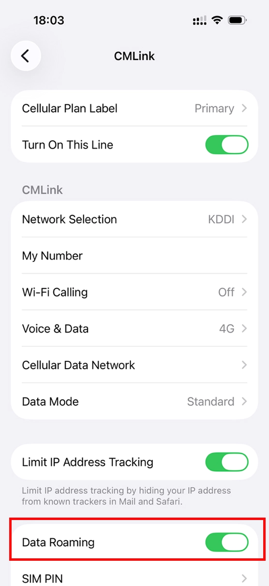 STEP15 Data Roaming