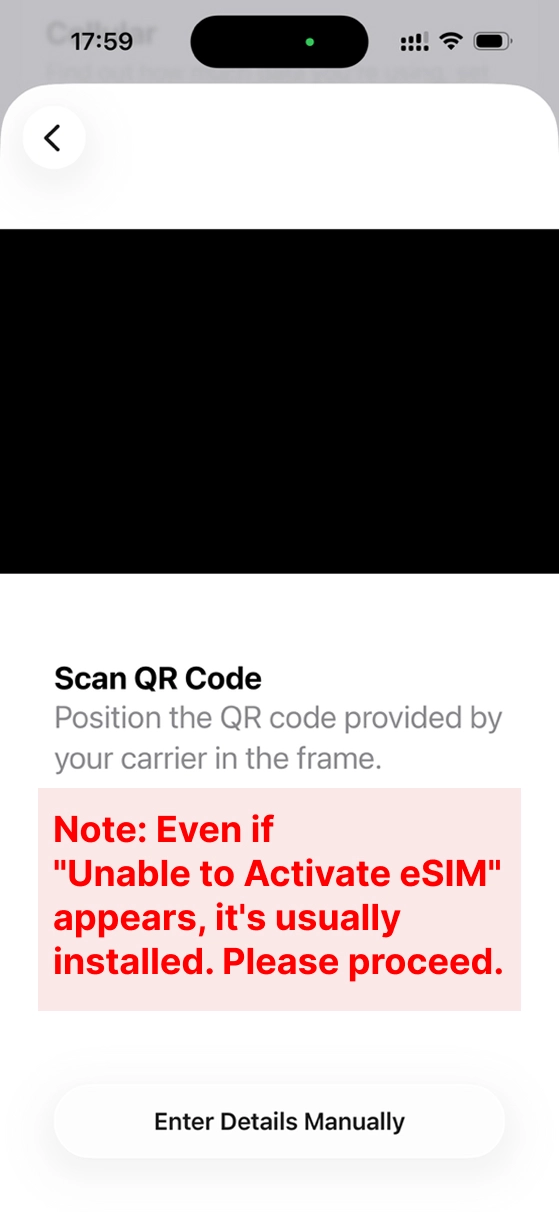 STEP4 Scan QR Code