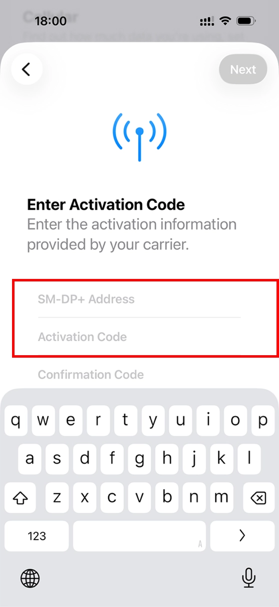 STEP4-2 Manual entry
