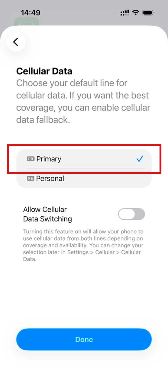 STEP8 Default Line & Data