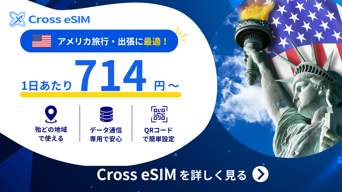 アメリカのeSIMプランを見る