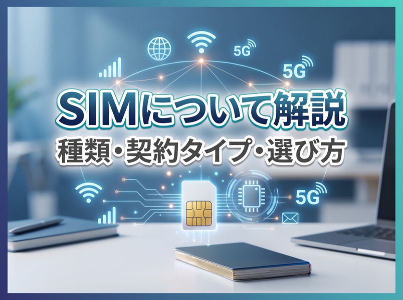 SIMについて | SIMの種類・契約タイプ・選び方を初心者向け解説！